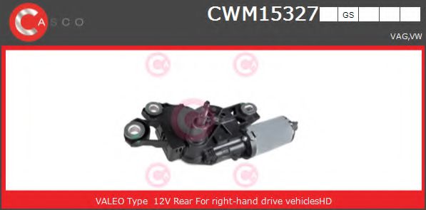 CASCO CWM15327GS Двигатель стеклоочистителя для VOLKSWAGEN T5 (Фольксваген Т5) CASCO CWM15327GS Двигатель стеклоочистителя для VOLKSWAGEN T5 (Фольксваген Т5)