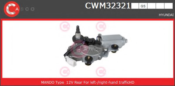 CASCO CWM32321GS Двигатель стеклоочистителя для HYUNDAI ACCENT II (Хендай Акцент 2)