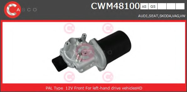 CASCO CWM48100AS Двигатель стеклоочистителя для VOLKSWAGEN T4 MULTIVAN (Фольксваген Т4 мултиvан) CASCO CWM48100AS Двигатель стеклоочистителя для VOLKSWAGEN T4 MULTIVAN (Фольксваген Т4 мултиvан)