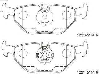 ASIMCO KD6737 Тормозные колодки для BMW (Бмв) ASIMCO KD6737 Тормозные колодки для BMW (Бмв)