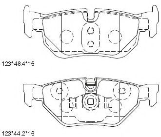 ASIMCO KD7787 Тормозные колодки для BMW (Бмв) ASIMCO KD7787 Тормозные колодки для BMW (Бмв)