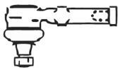 FRAP 1057 Наконечник поперечной рулевой тяги 