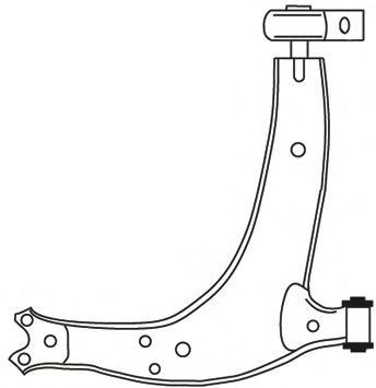 FRAP 1702 Рычаг независимой подвески колеса, подвеска колеса для CITROëN (Cитроëн) FRAP 1702 Рычаг независимой подвески колеса, подвеска колеса для CITROëN (Cитроëн)