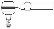FRAP 1727 Наконечник поперечной рулевой тяги 
