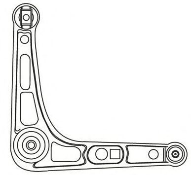 FRAP 1748 Рычаг независимой подвески колеса, подвеска колеса для RENAULT (Рено) FRAP 1748 Рычаг независимой подвески колеса, подвеска колеса для RENAULT (Рено)