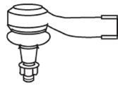 FRAP 1898 Наконечник поперечной рулевой тяги 