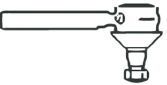FRAP 195 Наконечник поперечной рулевой тяги 