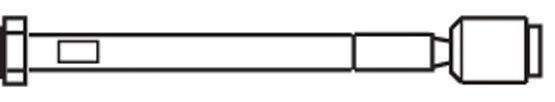 FRAP 2308 Осевой шарнир, рулевая тяга 