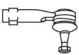 FRAP 2357 Наконечник поперечной рулевой тяги 