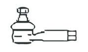 FRAP 2493 Наконечник поперечной рулевой тяги 