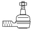 FRAP 2591 Наконечник поперечной рулевой тяги 