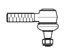FRAP 2710 Наконечник поперечной рулевой тяги 