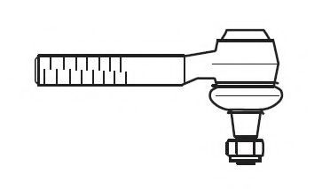 FRAP 2711 Наконечник поперечной рулевой тяги 