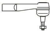 FRAP 2757 Наконечник поперечной рулевой тяги 