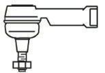 FRAP 2766 Наконечник поперечной рулевой тяги 