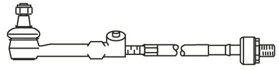 FRAP T/438 Поперечная рулевая тяга для RENAULT SAFRANE (Рено Сафранэ) FRAP T/438 Поперечная рулевая тяга для RENAULT SAFRANE (Рено Сафранэ)