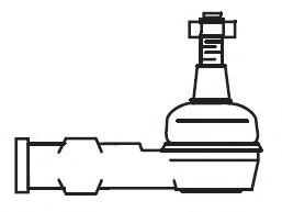 FRAP 1814 Наконечник поперечной рулевой тяги 