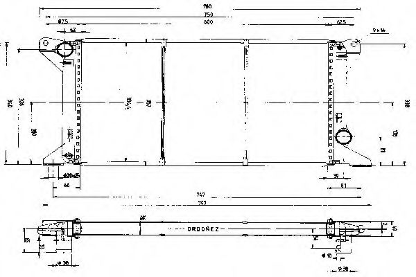 ORDONEZ 1020210809 Радиатор, охлаждение двигателя для FORD TRANSIT (Форд Трансит) ORDONEZ 1020210809 Радиатор, охлаждение двигателя для FORD TRANSIT (Форд Трансит)