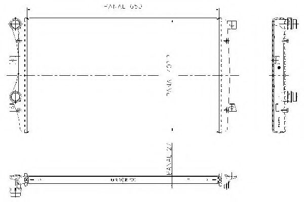 ORDONEZ 1020789809 Радиатор, охлаждение двигателя для VOLKSWAGEN JETTA IV (Фольксваген Джетта 4) ORDONEZ 1020789809 Радиатор, охлаждение двигателя для VOLKSWAGEN JETTA IV (Фольксваген Джетта 4)