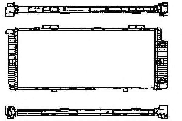 ORDONEZ 2060149 Радиатор, охлаждение двигателя 
