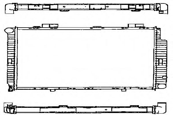 ORDONEZ 2060150 Радиатор, охлаждение двигателя 