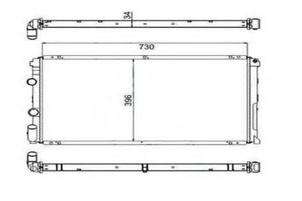 ORDONEZ 2060167 Радиатор, охлаждение двигателя для NISSAN (Ниссан) ORDONEZ 2060167 Радиатор, охлаждение двигателя для NISSAN (Ниссан)