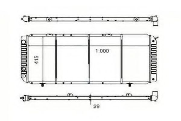 ORDONEZ 2060262 Радиатор, охлаждение двигателя для CITROëN (Cитроëн) ORDONEZ 2060262 Радиатор, охлаждение двигателя для CITROëN (Cитроëн)