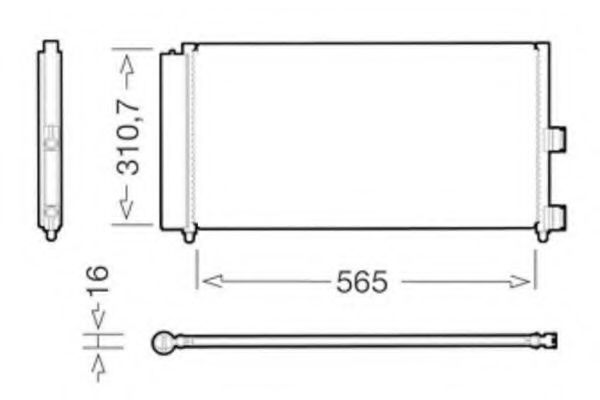 ORDONEZ 2061743 Конденсатор, кондиционер для FIAT IDEA (Фиат Идэа) ORDONEZ 2061743 Конденсатор, кондиционер для FIAT IDEA (Фиат Идэа)