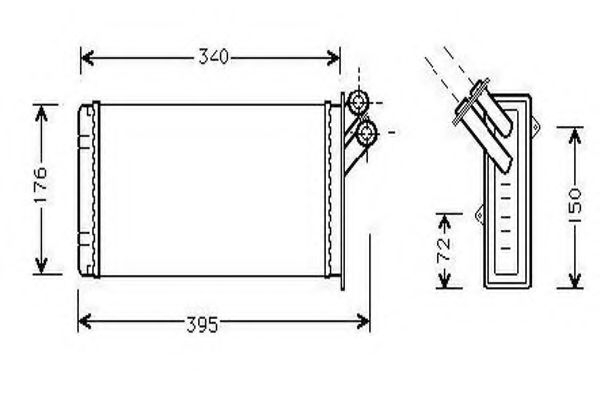 ORDONEZ 2061911 Теплообменник, отопление салона для FIAT ULYSSE (Фиат Улисс) ORDONEZ 2061911 Теплообменник, отопление салона для FIAT ULYSSE (Фиат Улисс)