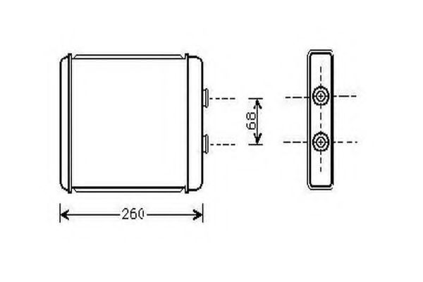 ORDONEZ 2061921 Теплообменник, отопление салона для OPEL ASTRA H (Опель Астра н) ORDONEZ 2061921 Теплообменник, отопление салона для OPEL ASTRA H (Опель Астра н)
