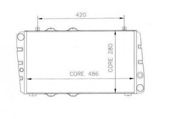ORDONEZ 2062009 Радиатор, охлаждение двигателя для SKODA FELICIA II (Шкода Фелиция 2) ORDONEZ 2062009 Радиатор, охлаждение двигателя для SKODA FELICIA II (Шкода Фелиция 2)