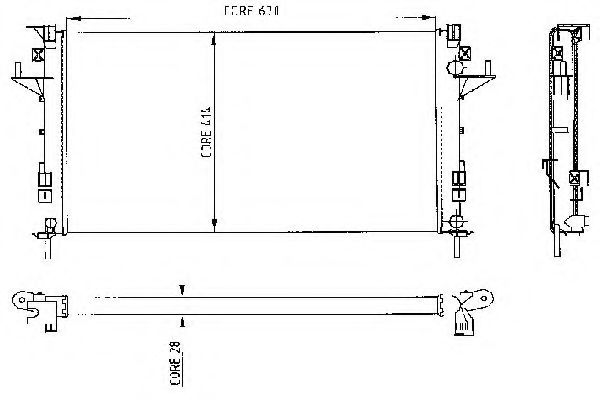 ORDONEZ 2062018 Радиатор, охлаждение двигателя для RENAULT LAGUNA II (Рено Лагуна 2) ORDONEZ 2062018 Радиатор, охлаждение двигателя для RENAULT LAGUNA II (Рено Лагуна 2)
