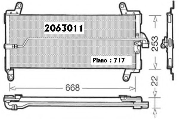 ORDONEZ 2063011 Конденсатор, кондиционер для FIAT TEMPRA (Фиат Тэмпра) ORDONEZ 2063011 Конденсатор, кондиционер для FIAT TEMPRA (Фиат Тэмпра)