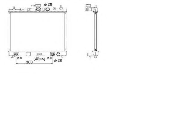 ORDONEZ 2064087 Радиатор, охлаждение двигателя для NISSAN (Ниссан) ORDONEZ 2064087 Радиатор, охлаждение двигателя для NISSAN (Ниссан)