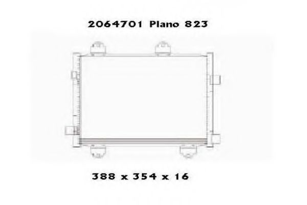 ORDONEZ 2064701 Конденсатор, кондиционер для TOYOTA AYGO (Тойота/тоета Аъго) ORDONEZ 2064701 Конденсатор, кондиционер для TOYOTA AYGO (Тойота/тоета Аъго)