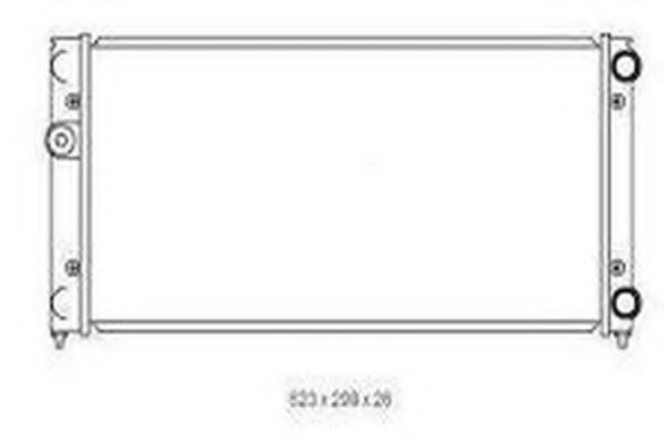 ORDONEZ 2065117 Радиатор, охлаждение двигателя для VOLKSWAGEN JETTA III (Фольксваген Джетта 3) ORDONEZ 2065117 Радиатор, охлаждение двигателя для VOLKSWAGEN JETTA III (Фольксваген Джетта 3)