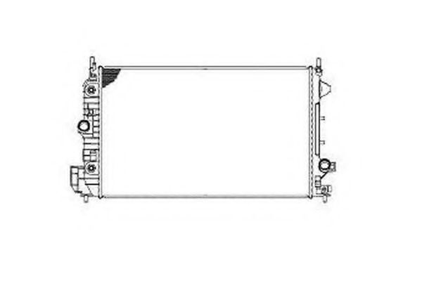 ORDONEZ 2065122 Радиатор, охлаждение двигателя для SAAB 9-3 (Сааб 9-3) ORDONEZ 2065122 Радиатор, охлаждение двигателя для SAAB 9-3 (Сааб 9-3)