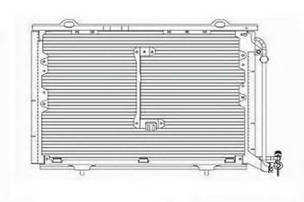 ORDONEZ 2065731 Конденсатор, кондиционер для MERCEDESBENZ (Мерседес бенц) ORDONEZ 2065731 Конденсатор, кондиционер для MERCEDESBENZ (Мерседес бенц)