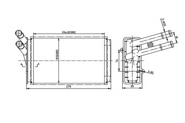 ORDONEZ 2066910 Теплообменник, отопление салона для AUDI 90 (Ауди 90) ORDONEZ 2066910 Теплообменник, отопление салона для AUDI 90 (Ауди 90)