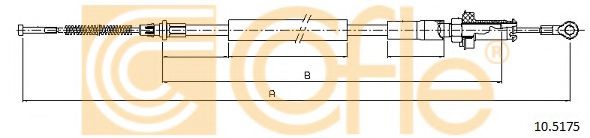 COFLE 10.5175 Трос, стояночная тормозная система для LAND ROVER RANGE ROVER II (Ленд ровер/лэнд ровер Рангэ ровер 2) COFLE 10.5175 Трос, стояночная тормозная система для LAND ROVER RANGE ROVER II (Ленд ровер/лэнд ровер Рангэ ровер 2)
