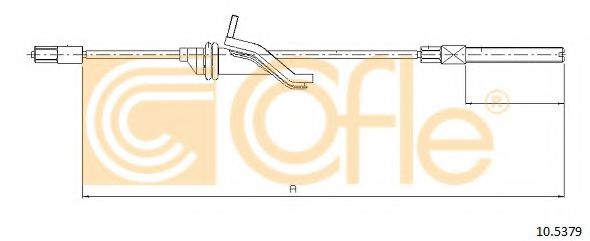 COFLE 10.5379 Трос, стояночная тормозная система для VOLVO C30 (Вольво C30) COFLE 10.5379 Трос, стояночная тормозная система для VOLVO C30 (Вольво C30)