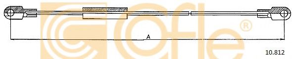 COFLE 10.812 Трос, стояночная тормозная система для VOLVO (Вольво) COFLE 10.812 Трос, стояночная тормозная система для VOLVO (Вольво)