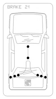COFLE 11.5959 Трос, стояночная тормозная система для OPEL (Опель) COFLE 11.5959 Трос, стояночная тормозная система для OPEL (Опель)