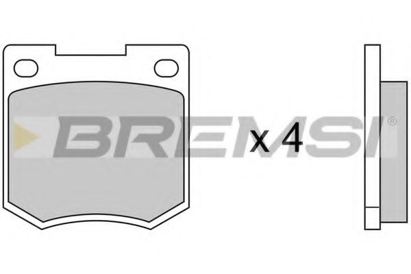 BREMSI BP2020 Тормозные колодки для FORD GRANADA (Форд Гранада) BREMSI BP2020 Тормозные колодки для FORD GRANADA (Форд Гранада)