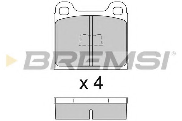 BREMSI BP2091 Тормозные колодки для VOLKSWAGEN JETTA (Фольксваген Жэтта) BREMSI BP2091 Тормозные колодки для VOLKSWAGEN JETTA (Фольксваген Жэтта)