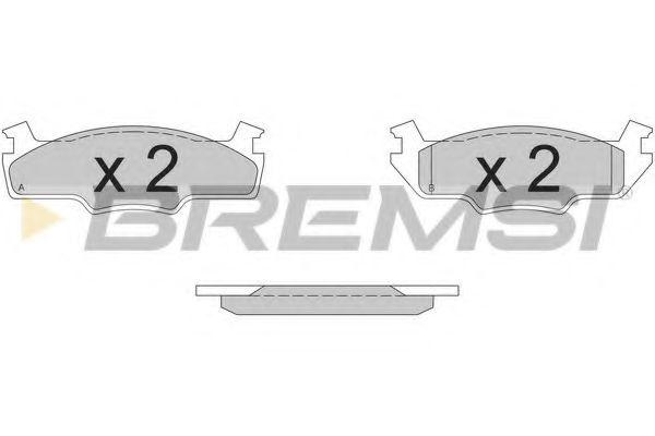 BREMSI BP2162 Тормозные колодки для VOLKSWAGEN SCIROCCO (Фольксваген Сcироccо) BREMSI BP2162 Тормозные колодки для VOLKSWAGEN SCIROCCO (Фольксваген Сcироccо)