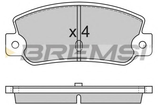 BREMSI BP2212 Тормозные колодки для AUDI 100 (Ауди 100) BREMSI BP2212 Тормозные колодки для AUDI 100 (Ауди 100)