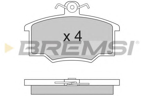 BREMSI BP2281 Тормозные колодки для AUDI 80 (Ауди 80) BREMSI BP2281 Тормозные колодки для AUDI 80 (Ауди 80)