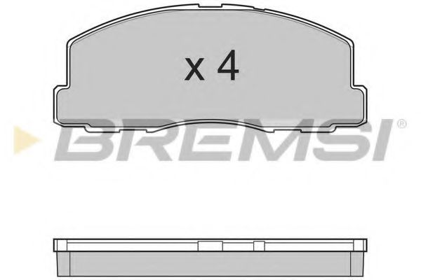 BREMSI BP2299 Тормозные колодки для MITSUBISHI SAPPORO (Митсубиши/митсубиси Саппоро) BREMSI BP2299 Тормозные колодки для MITSUBISHI SAPPORO (Митсубиши/митсубиси Саппоро)