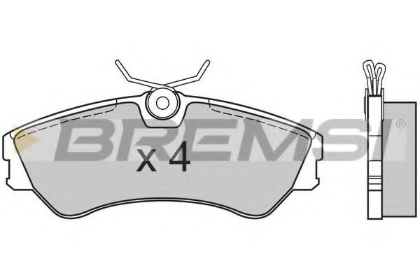 BREMSI BP2541 Тормозные колодки для VOLKSWAGEN (Фольксваген) BREMSI BP2541 Тормозные колодки для VOLKSWAGEN (Фольксваген)